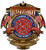 FIREFIGHTER NEVER FORGET Metal Wall Sign (15X16)