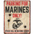 USMC PARKING Metal Wall Sign (12X15)