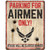 USAF PARKING Metal Wall Sign (12X15)