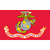 United States Marines with Banner 3X5 Flag