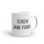SCREW JANE FONDA Mug