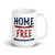 Home of the Free Because of the Brave Design Mug