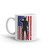 US Flag Veteran Mug