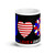 Peace Love America Mug