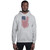 Draped US Flag (Painted) Unisex Hoodie