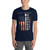 US Army Veteran Flag Design Short-Sleeve Unisex T-Shirt