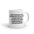 A well caffeinated coffee Mug