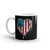 U.S. Flag Heart Mug