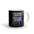 Honoring Service Saluting Sacrifice (Police Blue Line) Mug