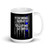 Honoring Service Saluting Sacrifice (Police Blue Line) Mug