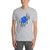 K9 Unit Paw (Police Blue Line) Short-Sleeve Unisex T-Shirt
