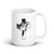 Jesus Cross White glossy mug