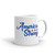 America Strong White glossy mug