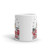 Proud to be American White glossy mug