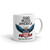 God Bless America White glossy mug