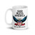 God Bless America White glossy mug