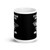 It's Hard to Hear Over All This Freedom White glossy mug