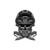 Skull Soldier Bubble-free sticker