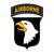 101st Airborne Patch Bubble-free sticker