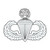 Jumpmaster Wings Bubble-free sticker
