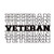 Veteran Stacked Bubble-free sticker