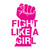 Fight Like a Girl Bubble-free sticker