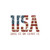 USA Love It or Leave It Bubble-free sticker