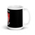 Freedom is Never Free (Soldier) White glossy mug