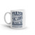 Praise the Lord and Pass the Ammunition White glossy mug