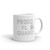 Custom Proud Guard White glossy mug