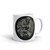 Gas Mask Veteran White glossy mug