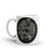 Gas Mask Veteran White glossy mug