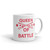 Queen of Battle (Infantry) White glossy mug