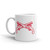 Cross Pistols (Military Police) White glossy mug