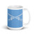 Cross Rifles White glossy mug
