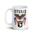 101st Airborne Veteran (American Eagle 2) White glossy mug