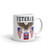 82nd Airborne Veteran (American Eagle 2) White glossy mug