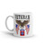 82nd Airborne Veteran (American Eagle 2) White glossy mug