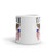 82nd Airborne Veteran (American Eagle 2) White glossy mug