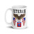 82nd Airborne Veteran (American Eagle 2) White glossy mug