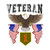 1st Infantry Veteran (American Eagle 2)  Bubble-free stickers