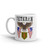 1st Infantry Veteran (American Eagle 2)  White glossy mug