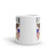 1st Infantry Veteran (American Eagle 2)  White glossy mug