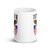 25th Infantry Veteran (American Eagle 2) White glossy mug