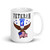 173rd Airborne Veteran (American Eagle) White glossy mug