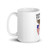 173rd Airborne Veteran (American Eagle 2) White glossy mug