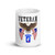 173rd Airborne Veteran (American Eagle 2) White glossy mug