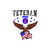 10th Mountain Veteran (American Eagle) Bubble-free stickers