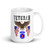 10th Mountain Veteran (American Eagle 2) White glossy mug