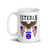 10th Mountain Veteran (American Eagle 2) White glossy mug